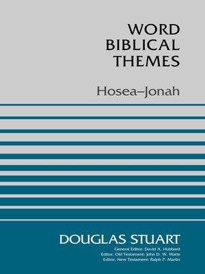 cover image of Hosea-Jonah